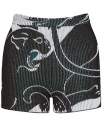 Valentino - And Jacquard Leopard Print Shorts - Lyst