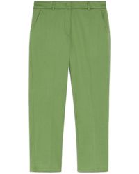 Weekend by Maxmara - Straight Leg Cropped Pants - Lyst
