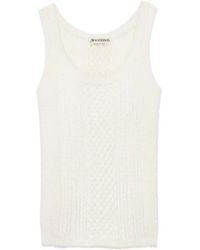JW Anderson - Cable-Knit Tank Top - Lyst