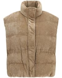 Brunello Cucinelli - Corduroy Padded Gilet - Lyst