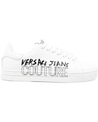 Versace Jeans Couture - Couture Logo Print Sneakers - Lyst