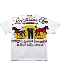 Junya Watanabe - X Levis Graphic Printed Crewneck T-Shirt - Lyst