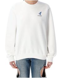 Off-White c/o Virgil Abloh - Fresco Arrow Crewneck Sweatshirt - Lyst