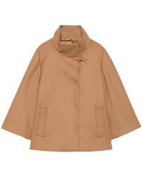 Fay - Hook-Fastening Funnel-Neck Jacket - Lyst