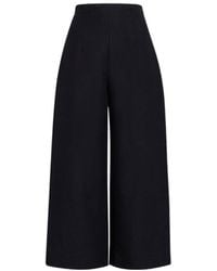 Marni - Pressed Crease Cropped Trousers - Lyst