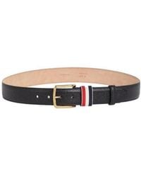 Thom Browne - Striped Buckle Belt - Lyst