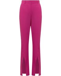 GIUSEPPE DI MORABITO - Slit Straight-Leg Pants - Lyst