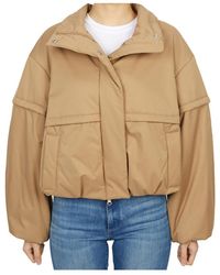 Max Mara - Long-Sleeved Cotton-Padded Jacket - Lyst