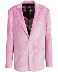 Etro - Maxi Paisley Pattern Velvet Jacket - Lyst