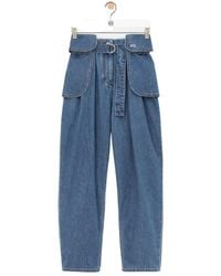 Loewe - Straight-Leg Cargo Jeans - Lyst