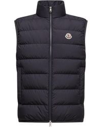 Moncler - Contrin Logo Patch Sleeveless Vest - Lyst