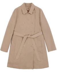 Max Mara - Double-Breasted Medium-Long Belt Trench Coat - Lyst