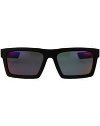 Prada Linea Rossa - Rectangular Frame Sunglasses - Lyst
