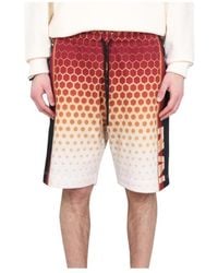 Dries Van Noten - Logo Printed Drawstring Bermuda Shorts - Lyst