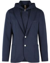Eleventy - Drawstring Hooded Jacket - Lyst