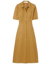 Ulla Johnson - Pleated Mid-Length Blouse-Style Dress - Lyst
