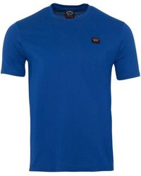 Paul & Shark - Round Collar Embossed T-Shirt - Lyst