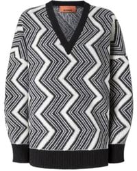 Missoni - Zigzag Wool Sweater - Lyst
