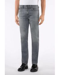 7 For All Mankind - Logo Patch Skinny Jeans - Lyst