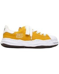 Maison Mihara Yasuhiro - Blakey Pleated-Toe Low-Top Sneakers - Lyst