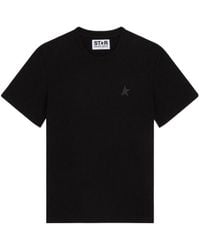 Golden Goose - Star-Printed Crewneck T-Shirt - Lyst