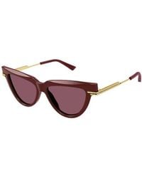 Bottega Veneta - Eyewear Cat Eye Frame Sunglasses - Lyst