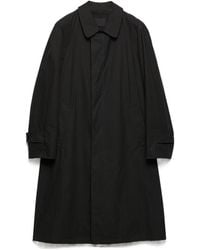 Prada - Cotton Coat - Lyst