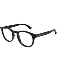 McQueen - Eyewear Round Frame Glasses - Lyst