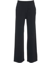 Liu Jo - Logo Detail Wide-Leg Pants - Lyst