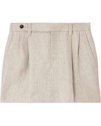 Brunello Cucinelli - Belt-Loop Skirt - Lyst