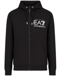 EA7 - Logo And Hat Casual Jacket - Lyst