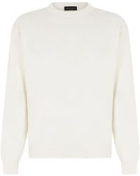 Roberto Collina - Crewneck Knitted Sweater - Lyst