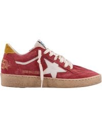 Golden Goose - Ball Star Lace-Up Sneakers - Lyst