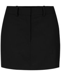 Elisabetta Franchi - Waistband Gabardine Mini Skirt - Lyst