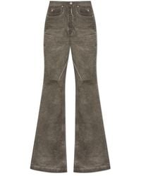 Rick Owens - High Waisted Flared-Leg Jeans - Lyst