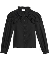 Isabel Marant - Isabel Marant Étoile Christa Ruffled Blouse - Lyst