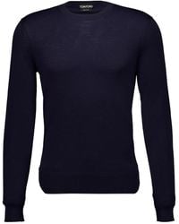 Tom Ford - Crewneck Fine-Knit Jumper - Lyst