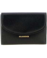 Jil Sander - Snap-Button Wallet - Lyst