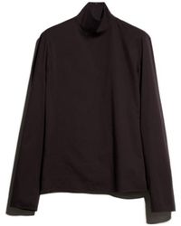Gucci - High-Neck Long-Sleeve Shirt - Lyst
