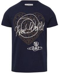 Vivienne Westwood - Free World-Heart Peru T-Shirt - Lyst