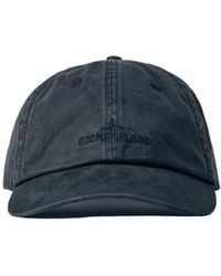 Stone Island - Embroidered-Logo Six-Panel Baseball Cap - Lyst