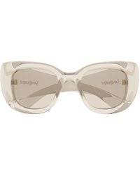 Saint Laurent - Eyewear Howl Butterfly Frame Sunglasses - Lyst