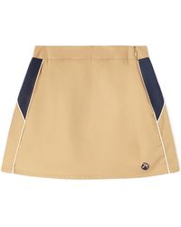 Ambush - Mesh-Panelled Cotton Miniskirt - Lyst