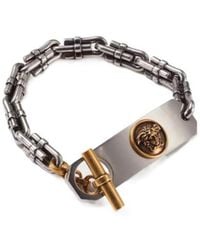 Versace - Medusa Plaque Chain Bracelet - Lyst