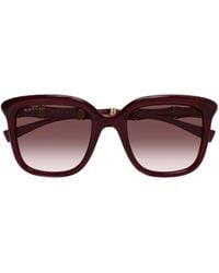 Gucci - Eyewear Square Frame Sunglasses - Lyst