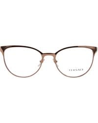 Versace - Eyewear Logo Plaque Cat-Eye Frame Glasses - Lyst