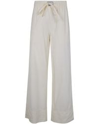 Entire studios - Drawstring Wide-Leg Pants - Lyst
