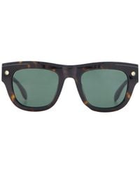 McQueen - Eyewear Tinted Square Frame Sunglasses - Lyst