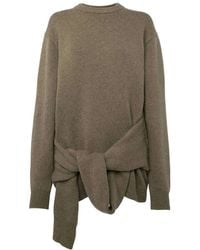 JW Anderson - Jw Anderson Draped-Tie Front Jumper - Lyst