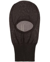 Rick Owens - Ribbed Knit Balaclava - Lyst